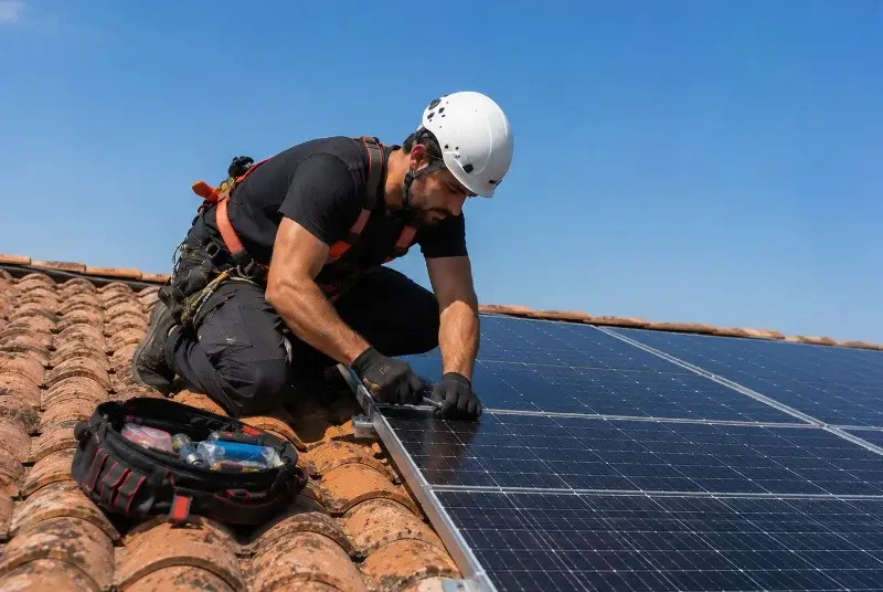 Maintenance et monitoring de panneaux solaires à Saint-Congard
